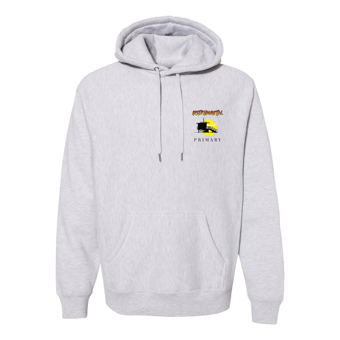 Instrumental Skateboards x Primary Skate Shop Beach Hut Hoodie - Grey