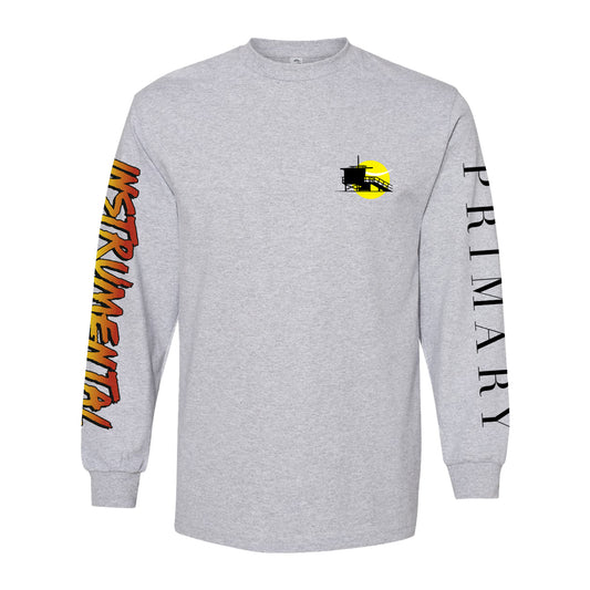Instrumental Skateboards x Primary Skate Shop Beach Hut L/S Tee - Grey