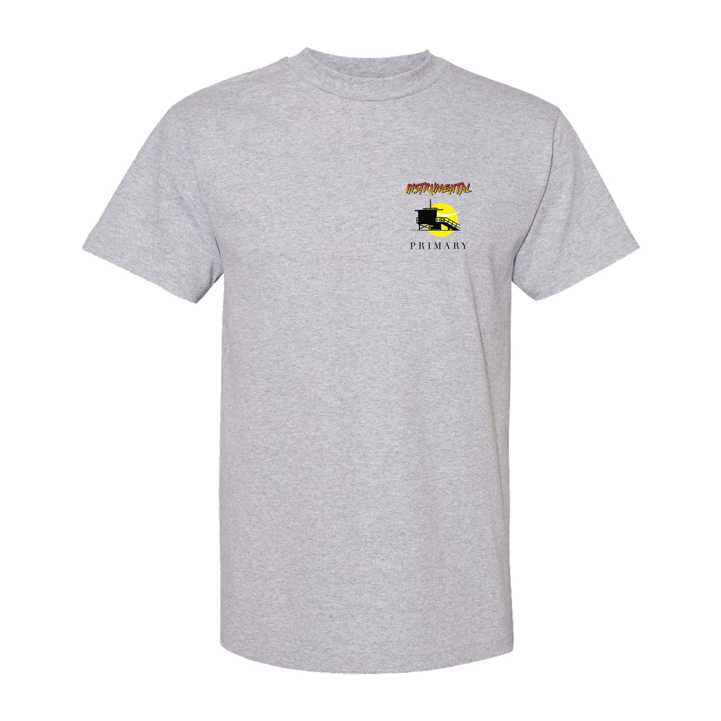 Instrumental Skateboards x Primary Skate Shop Beach Hut Tee - Grey