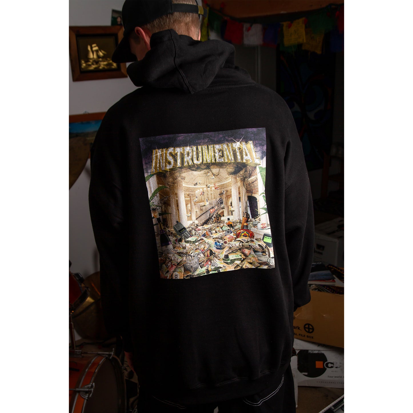 Instrumental Skateboards Flop House Hoodie - Black