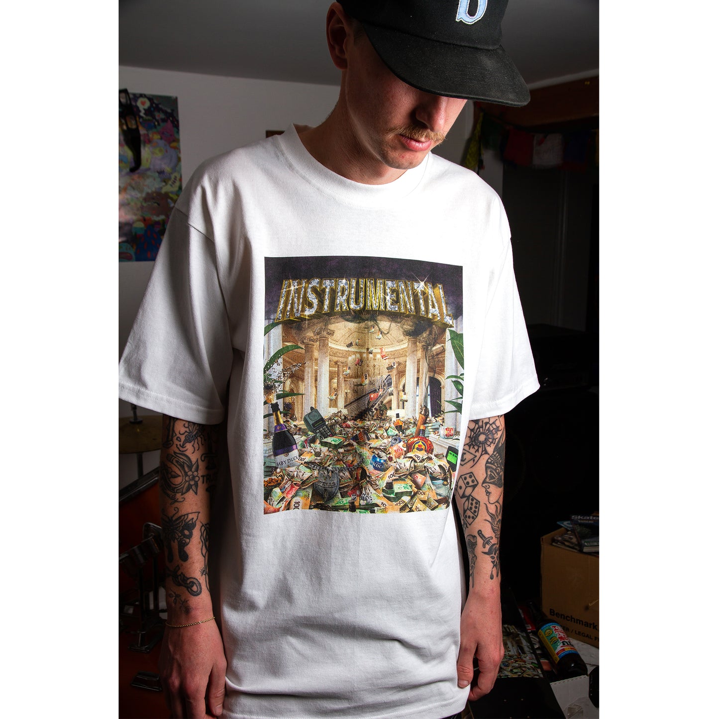 Instrumental Skateboards Flop House Tee - White