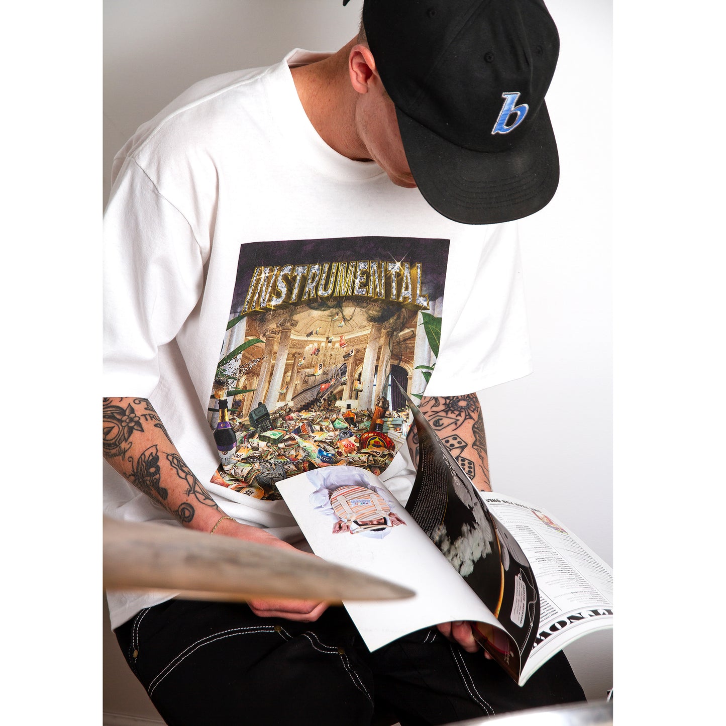 Instrumental Skateboards Flop House Tee - White